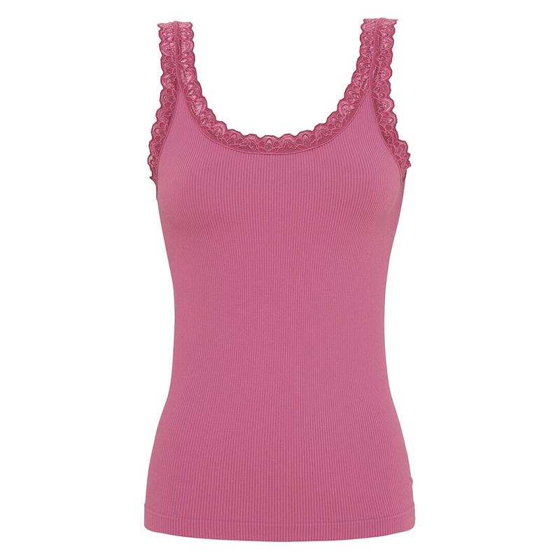 Tim & Simonsen Frida Rib Top Blonde Malva - Mikrofiber  - 5714818104175
