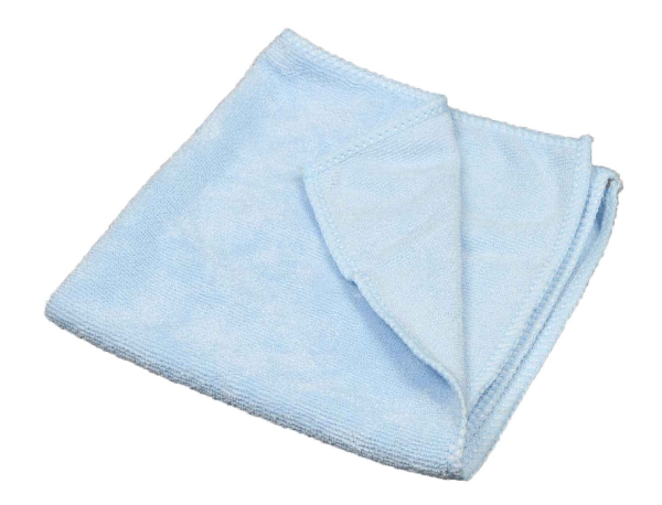 Microfiberklud Blå 40x40cm 10stk Pak Stk - Antalis Mikrofiber  - 5701084012709