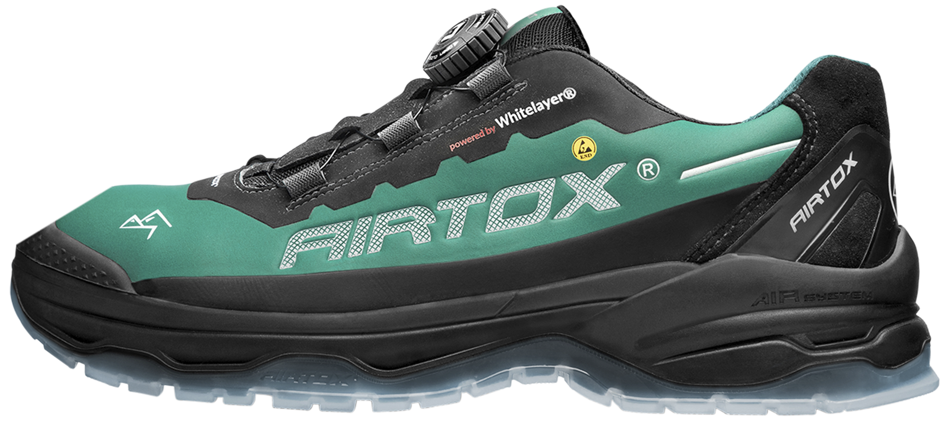 Airtox Tx33 Sikkerhedssko Hurtigluk Esd - Airtox Mikrofiber  - 7350077802162