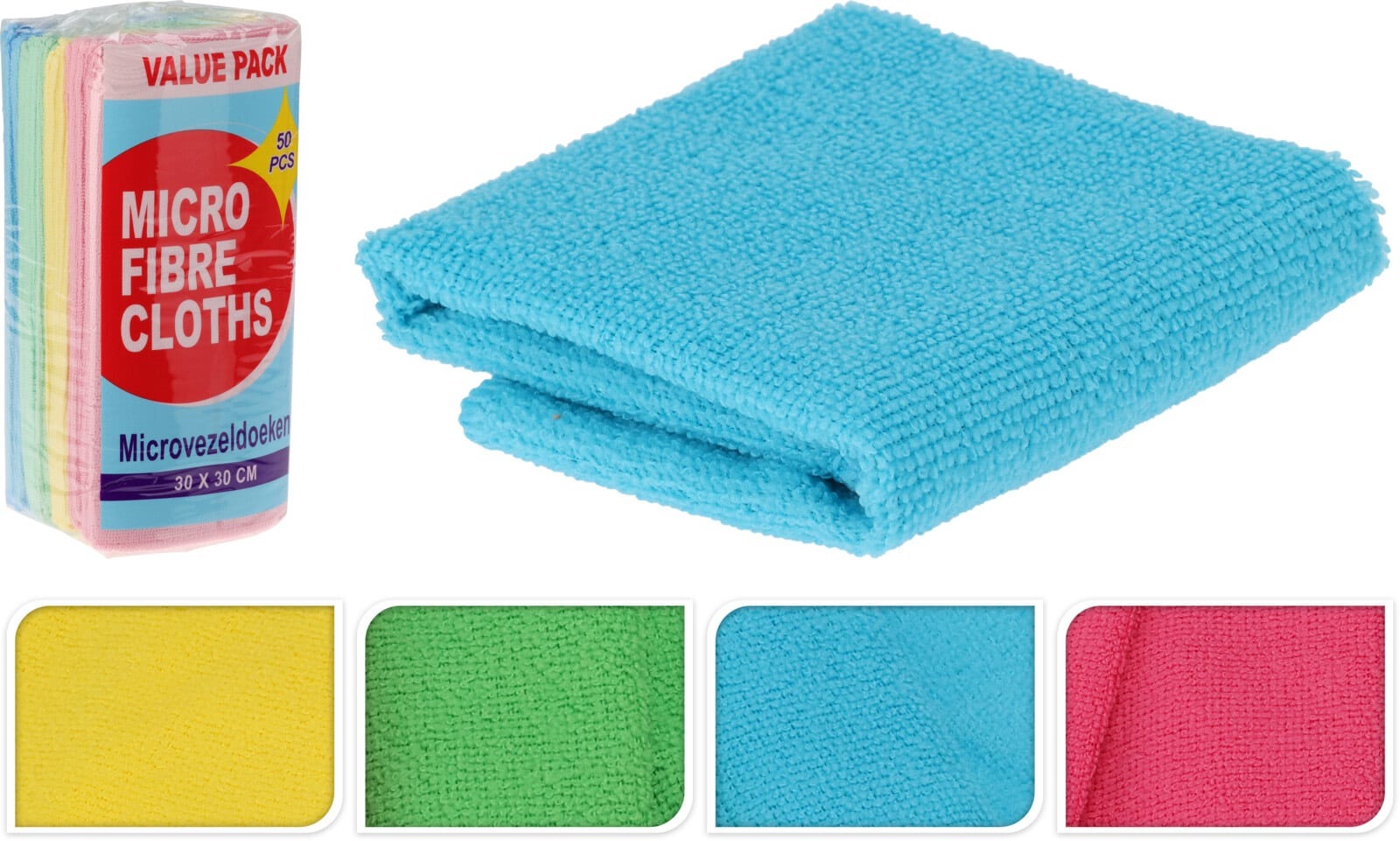 Ultra Clean Mikrofiberklude Stk Effektiv Skånsom Rengøring - Mikrofiber  - 8721037082723