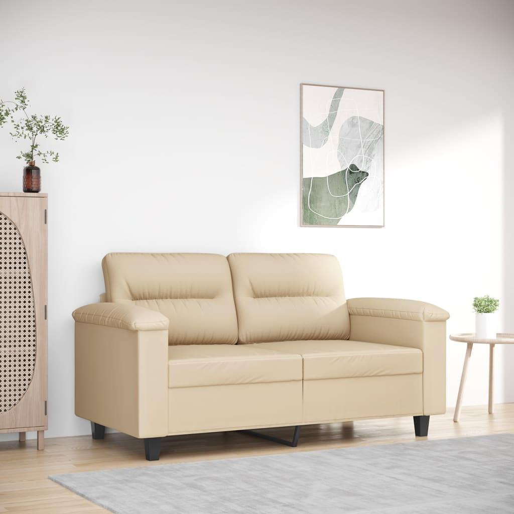 Personers Sofa 120 Mikrofiberstof Cremefarvet - Mikrofiber  - 8721012136441