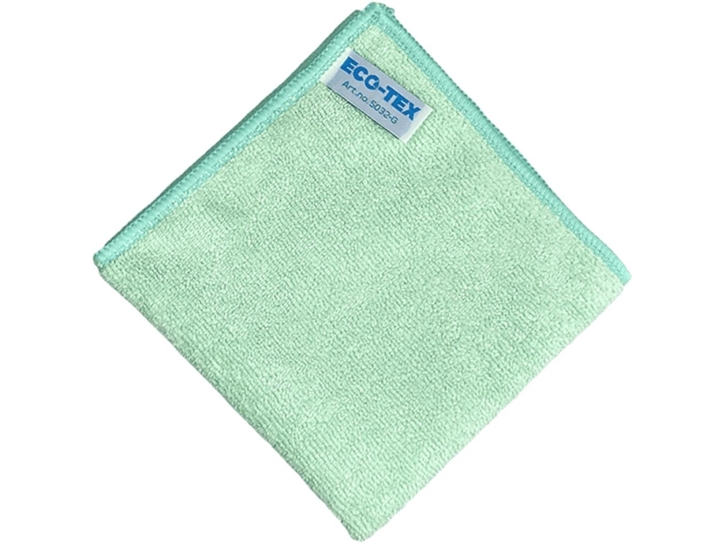 Grøn Microfiberklud Neutral Økotex 32x32 Stk Krt - Multi Mikrofiber  - 5707180007465