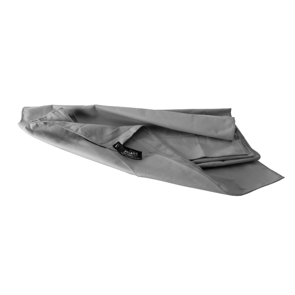 Basicnature Velour Microfiber Håndklæde Grå 150 - Basicnature Mikrofiber  - 4021504278654