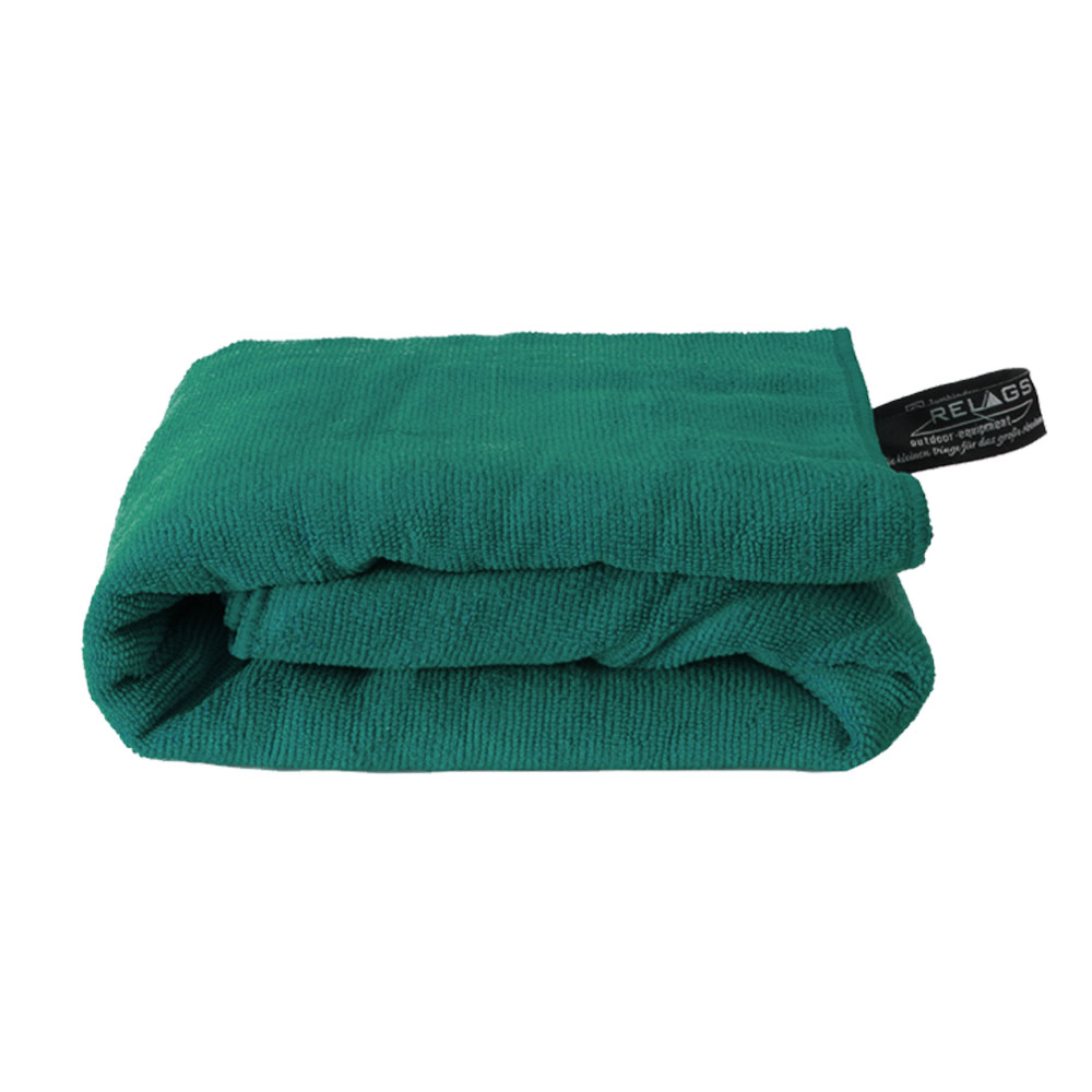 Grøn Basicnature Microfiber Håndklæde 150 - Basicnature Mikrofiber  - 4021504287038