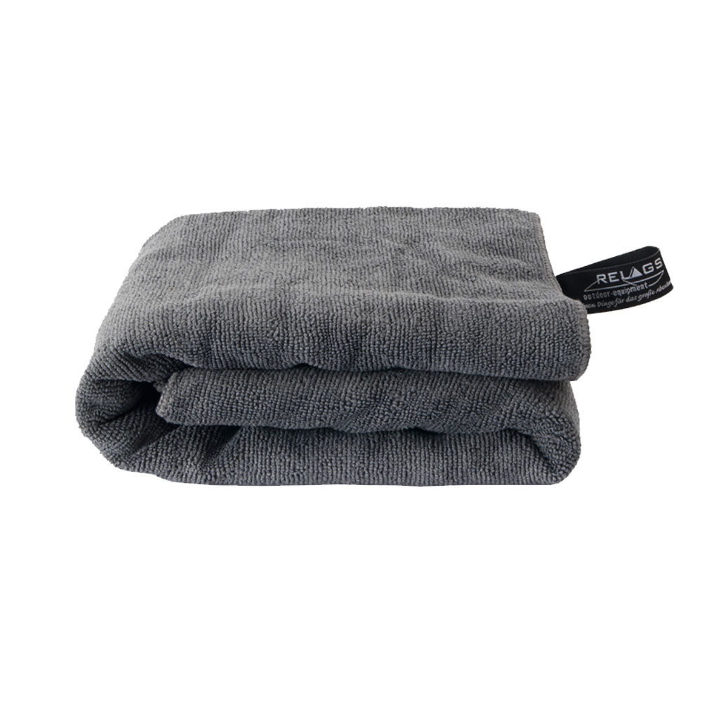 Basicnature Microfiber Håndklæde Grå 150 - Basicnature Mikrofiber  - 4021504278609