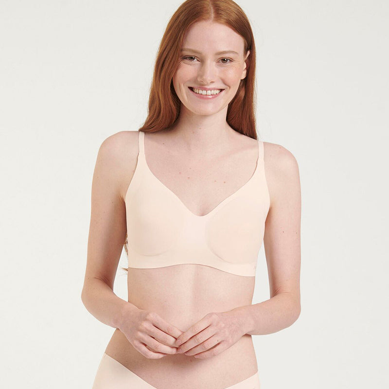 Natural Sloggi Zero Microfibre Bralette Størrelse: Dame - Sloggi Mikrofiber  - 7613142358682