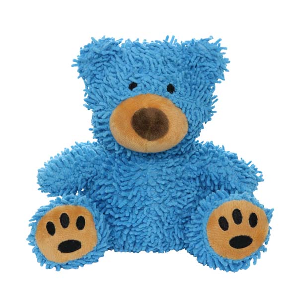 Blå Hundelegetøj Mægtig Bjørn Microfiber - Tuffy Toy Mikrofiber  - 180181023217