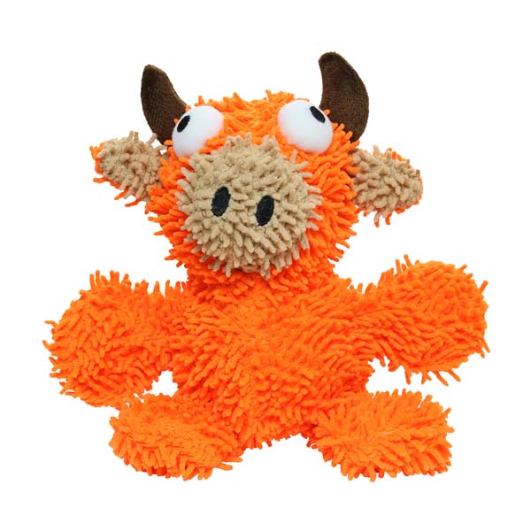 Orange Hundelegetøj Mægtig Tyr Microfiber - Tuffy Toy Mikrofiber  - 180181021510