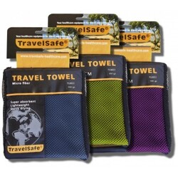 Lilla Travelsafe Traveltowel Microfiber 150 Purple Str Stk Håndklæde - Travelsafe Mikrofiber  - 8712318039581