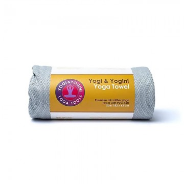 Yoga Håndklæde Lysegrå Håndklæde Underlag Godkarmashop - Phoenix Import Mikrofiber
