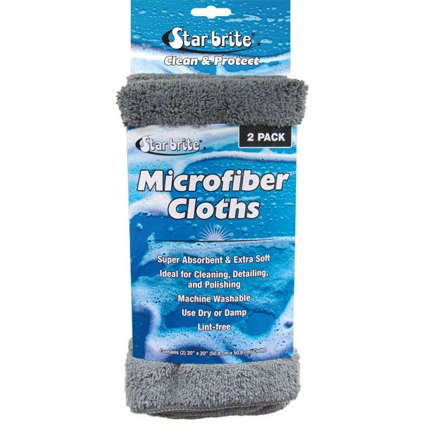Star Brite Microfiber Kludesæt 2stk 50cm 16440089 - Mikrofiber  - 0071247400892