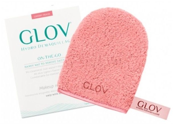Glov The Glove Makeup Removal Only With Water Microfiber Tissue Reusable Wipe For Cleaning Make Peach - Glov Mikrofiber  - 5902768711356
