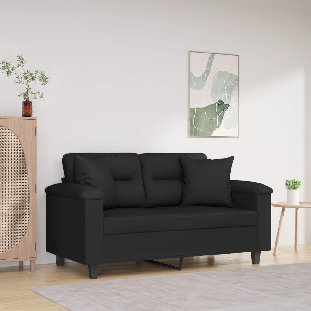 Sort Pyntepuder Stk 40x40 Mikrofiberstof - Boligcenter Mikrofiber  - 8720287188018