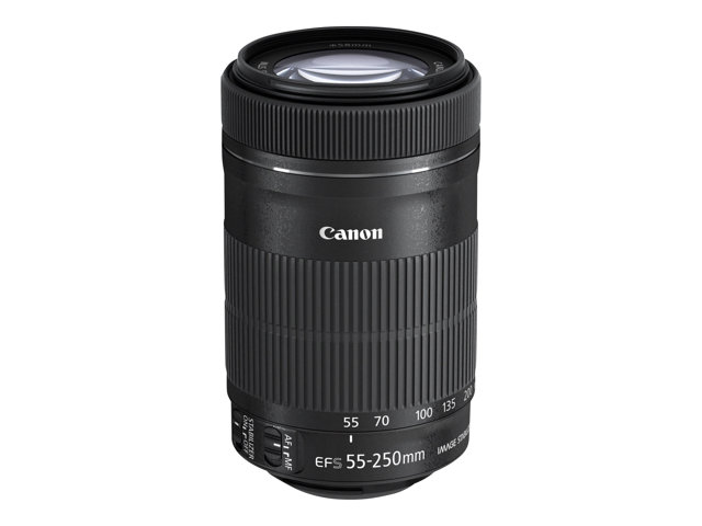 Canon Telefoto Zoom Objektiv 250 Stm Canon Inkl Modlysblænde Mikrofiberklud - Canon Mikrofiber  - 8714574625621