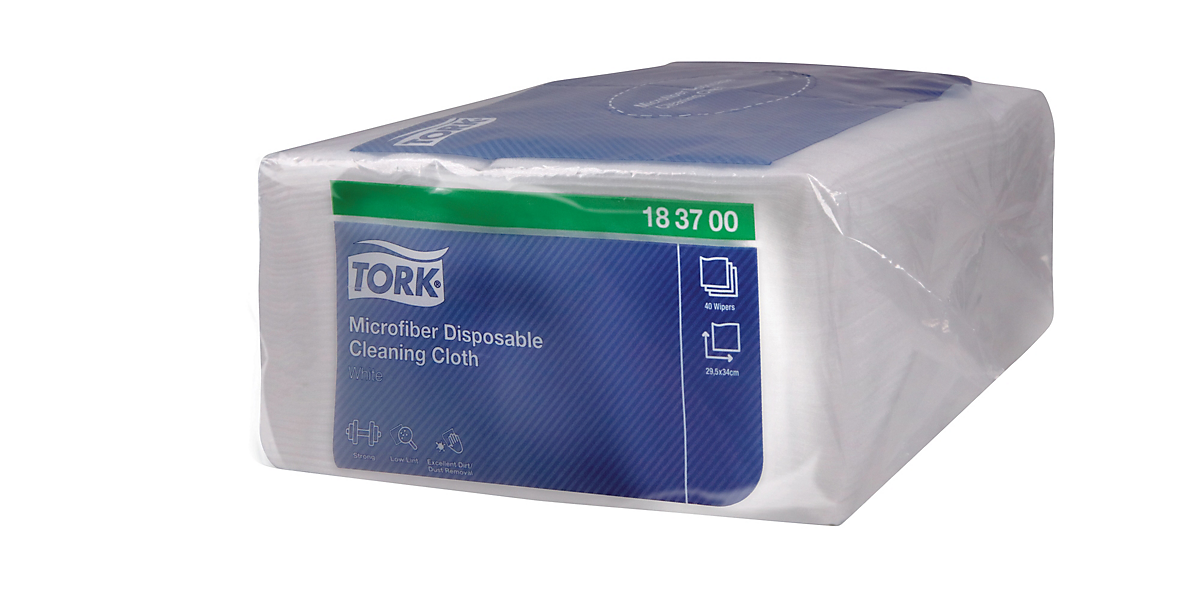 Tork Mikrofiber Rengøringsklud Engangsklude Til Rengøring Overflader Pakke Stk - Tork Mikrofiber  - 7322541265896