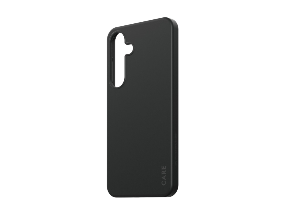 Sort Care Panzerglass Bagsidecover Til Mobiltelefon Polykarbonat Mikrofiber Silicone For Samsung Galaxy S25 - Panzerglass Mikrofiber  - 5715685016516