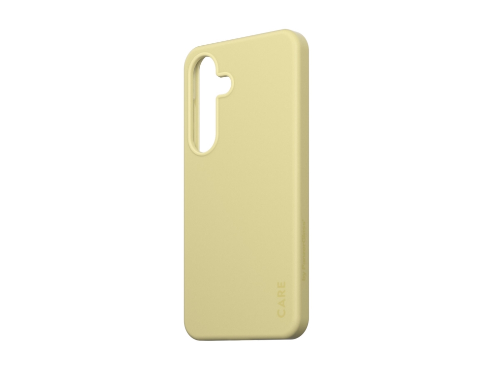 Care Panzerglass Bagsidecover Til Mobiltelefon Polykarbonat Mikrofiber Silicone Chardonnay For Samsung Galaxy S25 - Panzerglass Mikrofiber  - 5715685016554