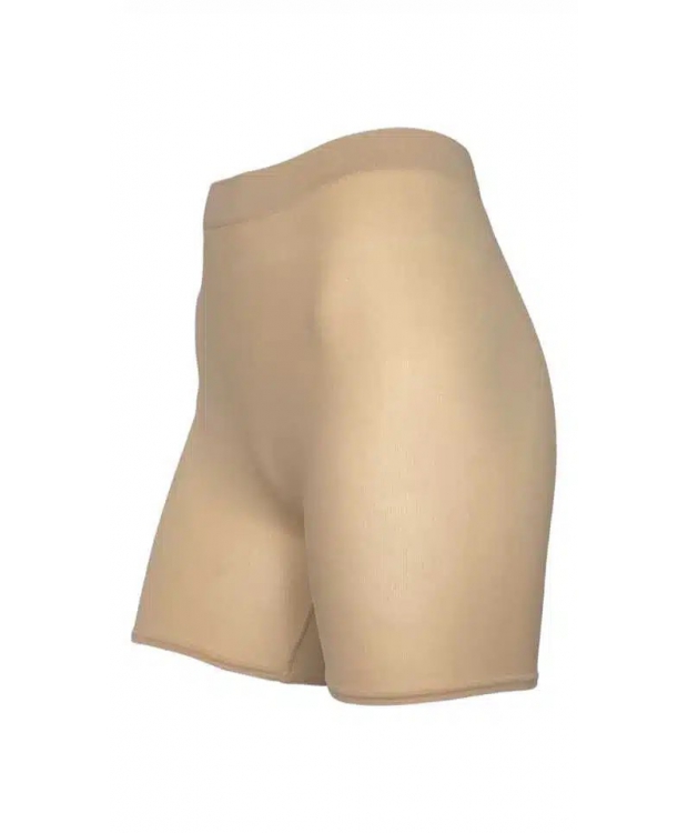 Beige Festival Microfiber Shorts Nude Til Kvinder - Festival Mikrofiber  - 5713930010517