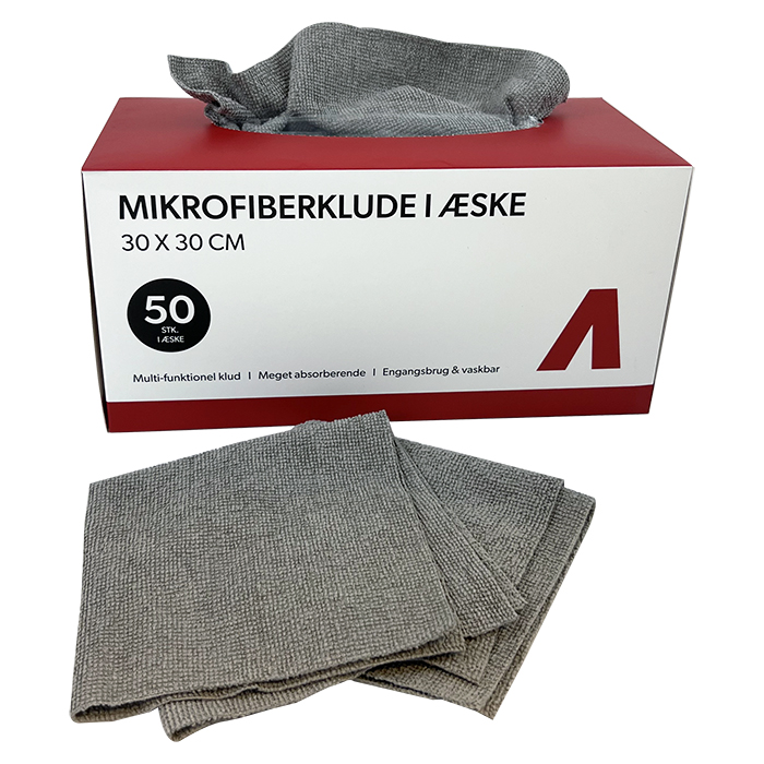 Mikrofiberklude Kasse 30x30cm 180gsm Stk - Avant Mikrofiber  - 5709255246311