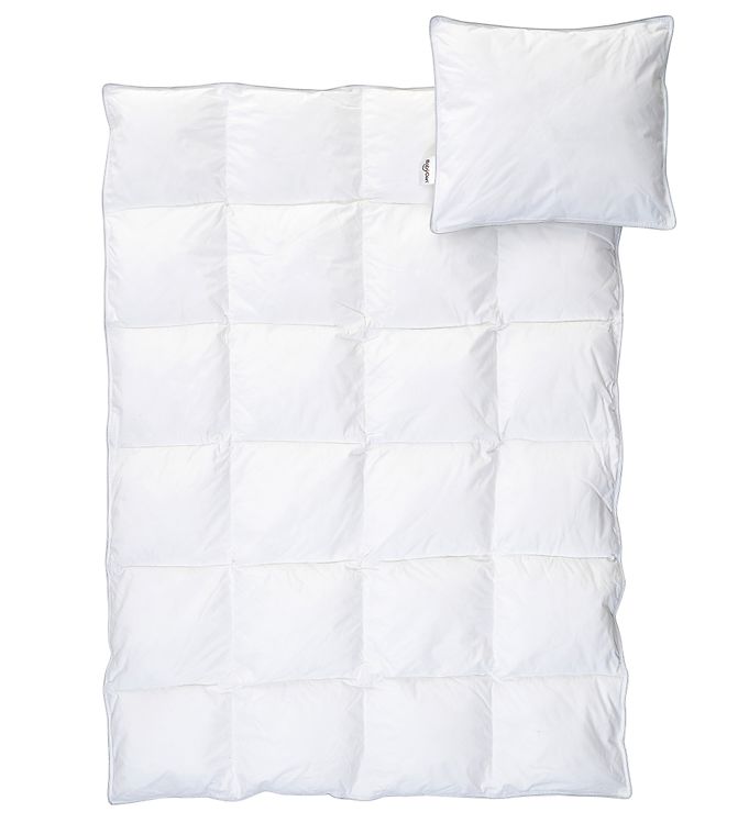 Hvid Babydan Dyne Pude Junior 40x45 100x140 Microfiber - Babydan Mikrofiber  - 5703329219263