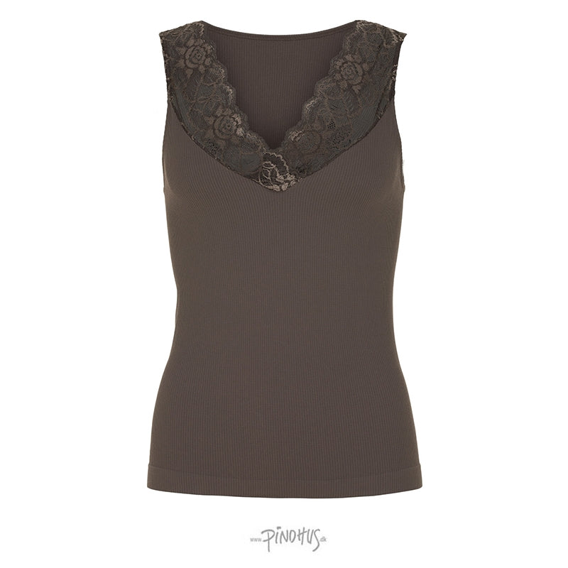 Belen Ribtop Blonde Mocca Tim & Simonsen - Mikrofiber  - 5714818058294