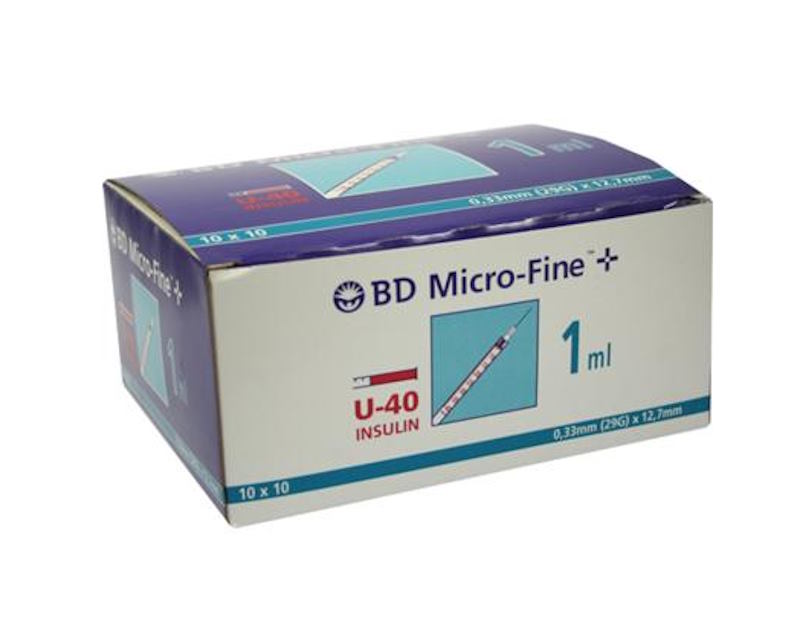 Microfine Med Påsvejset Kanyle 29g 100 Stk - Mikrofiber