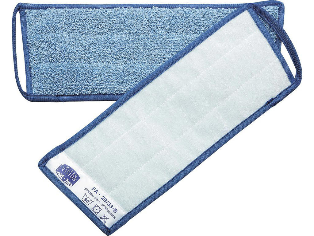 Blå Moppe Microfiber Velcro - Mikrofiber
